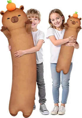 Immagine prodotto di Elzusha - Grande peluche a forma di capibara, 110 cm