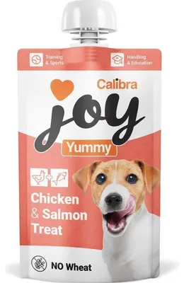 Produktbild von CALIBRA Joy Dog Yummy Chicken & Salmon - leckerli für hunde - 100g