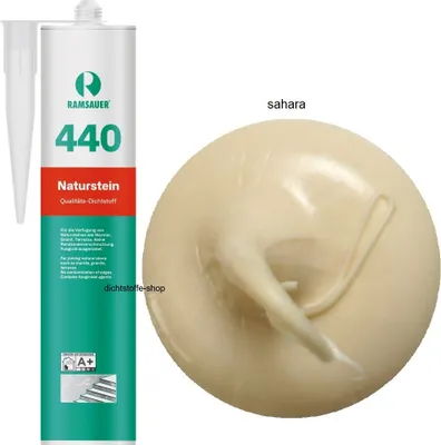 Zdjęcie produktu dla Ramsauer 440 Silikon uszczelniający do kamienia naturalnego 1K Kartusz 310 ml sahara