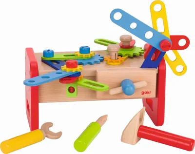 Produktbild von Goki 58501, 3 Jahr(e), Kunststoff, Holz, Mehrfarbig
