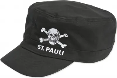 Produktbild von FC St. Pauli - Cap Army Totenkopf - schwarz