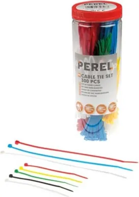 Immagine prodotto di Set Fascette In Nylon - Vari Colori (300 Pz)