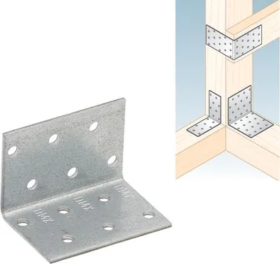 Produktbild von Montagewinkel. KM 2, 40x40x60 - Packung mit 1 Stück