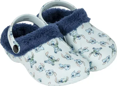 Obrázek produktu pro Cerda Group Domácí pantofle Fleece Stitch Clogs Blue EU 30-31 Girls Blue EU 30-31