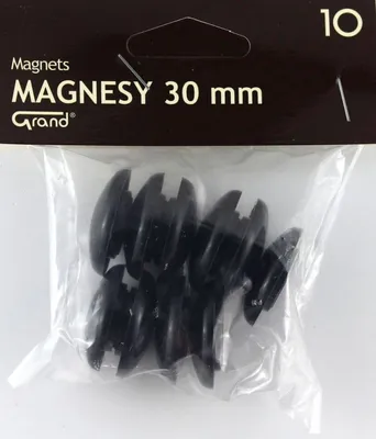 Immagine prodotto di Magnete 30 mm nero (10 pezzi)