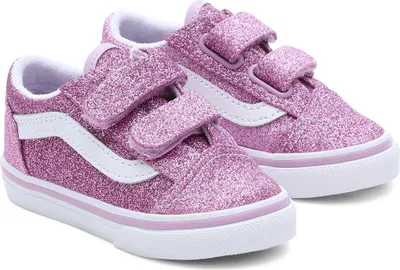 Produktbild von Vans Old Skool V Kleinkinderschuhe Rosa EU 17 Junge Rosa EU 17