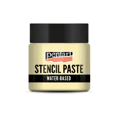 Immagine prodotto di Pasta per stencil PENTART, perlescente, 50 ml, giallo