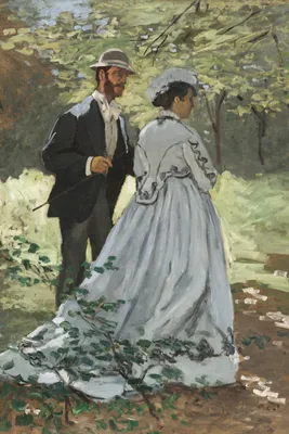 Image de Affiche 40x60cm Bazille et Camille, Monet Vintage pour le salon