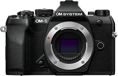 Zdjęcie produktu dla Olympus OM-5 Mark II, 20,4 MP, 4/3", Live MOS, Full HD, Ekran dotykowy, Czarny