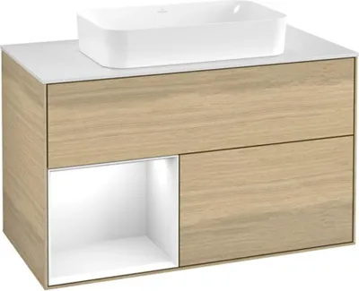 Produktbild von Villeroy & Boch F651GFPC Waschbeckenunterschrank Finion F65