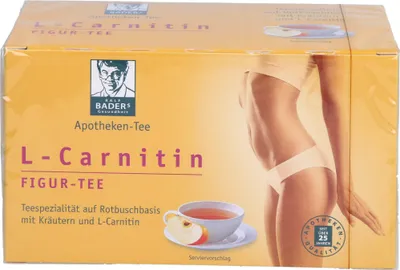 Produktbild von BADER's aktiv Tee L-Carnitin, 20 St. Filterbeutel