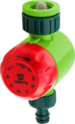 Productafbeelding van Verto 15G750, Mechanische bewateringstimer, 120 minuten, groen, rood
