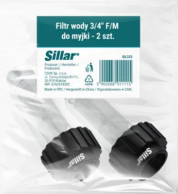 Obrázok produktu pre 2X 3/4" sillar vodný filter pre práčku Karcher K2 K3 K4 K5 K7 Hds