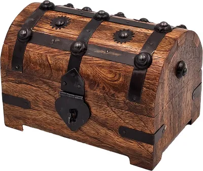 Immagine prodotto di Scatola da regalo in legno - Scrigno del tesoro - DNU-016A