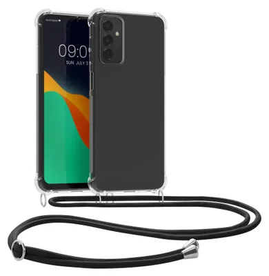 Produktbild von kwmobile Necklace Case kompatibel mit Samsung Galaxy M23 5G Hülle - Silikon Cover mit Handykette - Band Handyhülle Transparent