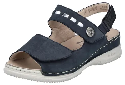 Produktbild von Rieker Damen Sandalen V7473-14 blau Gr. 36