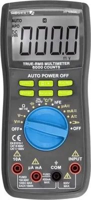 Zdjęcie produktu dla Wielofunkcyjny cyfrowy miernik, multimetr do 600 V/10 A