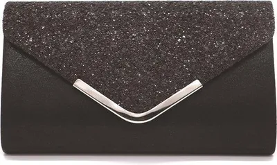 Produktbild von Glitzernder Schmucktaschen für Frauen - Glitzer Zelt - Abendtaschen - Silber - Frauen Clutches - Abendtaschen für Frauen - Glitzer - glänzende elegante Umhängetaschen