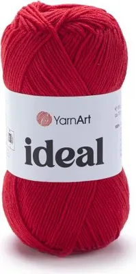 Produktbild von Yarn Art Ideal 237 Red Strickgarn
