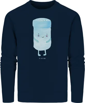 Produktbild von Mr. & Mrs. Panda Baumwoll Pullover Beste Freunde Salz Größe XL - French Navy - Geschenk, Bio, Fehlende Keywords, Pulli, Sweatshirt, Sweater, Lustige Sprüche