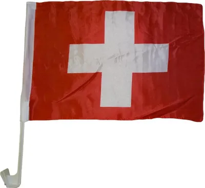 Produktbild von Autoflagge Schweiz 30 x 40 cm Auto Flagge Fahne Autofahne Fensterflagge Fanfahne