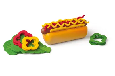 Produktbild von Hot Dog für Kaufladen oder Kinderküche, Kaufladen Zubehör, aus Holz