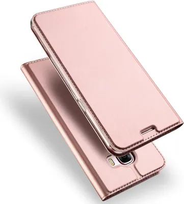 Produktbild von Conie Ultra Slim Klapp Tasche für Samsung Galaxy A5 2017 Kartenfach Hülle Rundumschutz in Rosa