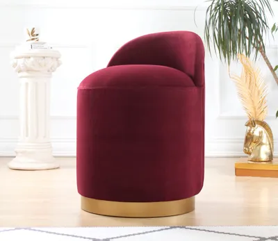 Produktbild von Hanah Home, Dover- FLF1105, Claret,Red, Klassische Sitzsäcke, 100% Samt