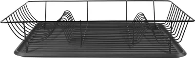 Produktbild von Present Time - Abtropfgestell Linea - Schwarz - 49x32x9,5cm