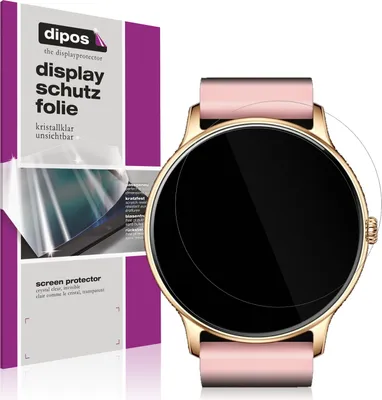 Produktbild von 1x Schutzfolie für Fireboltt Phoenix klar Displayschutzfolie Folie Display Schutz dipos