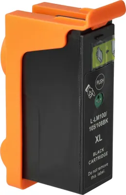 Produktbild von vhbw Tintenpatrone Schwarz als Ersatz für Lexmark 100, 105XL, 108XL, 100XL, 100XLA, 100 XL, 100 XLA, 105, 108, 14N1068E (kompatibel, 19ml)