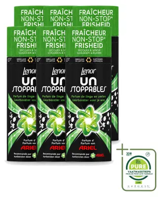Produktbild von 6 x Lenor Unstoppables Ariel Duftbooster - 165 g - Großpackung - 6 Stücke