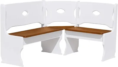 Imagen del producto de Silecomplaza, banco de bar con estructura maciza, 100x140 cm, blanco/color roble