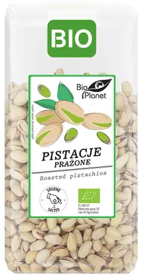 PISTACJE PRAŻONE I SOLONE BIO 300 g - BIO PLANET