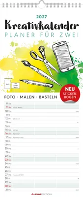 Produktbild von Kreativkalender Planer für 2 2027