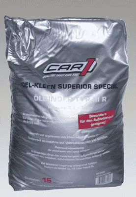 Produktbild von Ölbindemittel in Granulatform 15 kg, absorbiert bis zu 15 Liter Flüssigkeit