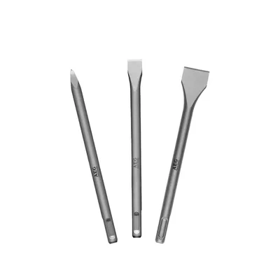 Imagen del producto de Juego de 3 cinceles planos SDS AEG, modelo P3A