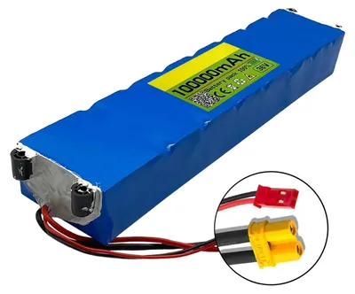 Obrázek produktu pro Akumulátorová sada pro elektrická dvoukolová vozidla, kapacita 100 Ah, inteligentní funkce BMS, konektory XT30 a JST