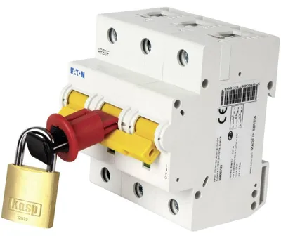 Zdjęcie produktu dla Kasp K81200 – miniaturowa blokada do wyłączników różnicowoprądowych