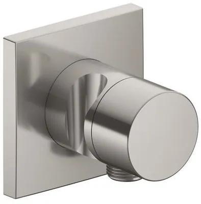 Produktbild von Keuco 3-Wege Ab-/Umstellventil IXMO DN 15, UP, eckige Rosette mit Griff IXMO Pure Nickel gebürstet 59549050202