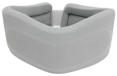 Image de Appui-tête, mousse souple, taille L, respirant, forme en V, design ergonomique, collier cervical réglable