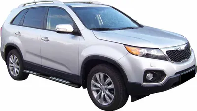 Immagine prodotto di Minigonne laterali in acciaio inox per Kia Sorento 2009-2012 nero