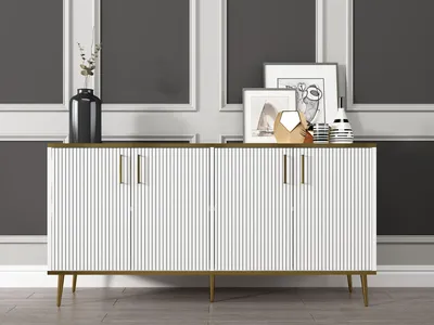 Produktbild von Skye Decor, Poly - White, Konsole, Weiß, 100% MELAMINBESCHICHTETE SPANNPLATTE, 150 x 36 x 75 cm