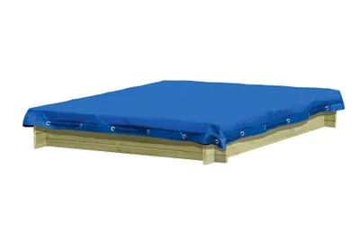 Produktbild von Sandkasten Plane Abdeckung Schutzhülle Abdeckplane mit Schnur für Sandkasten : 150 x 150 cm Sandkasten Größe: 150 x 150 cm