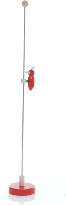 Produktbild von Holzspielzeug Klopfspecht rot mit blauer Feder Höhe=41cm NEU