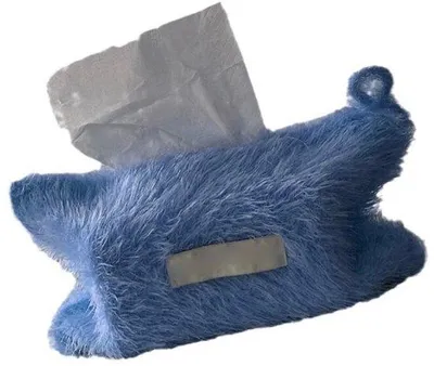Image de Élégant porte-serviettes, bleu marine, bureau