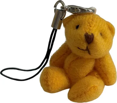Produktbild von Teddy Teddybär Handyanhänger Miniblings Handyschmuck Plüsch Bärchen gelb