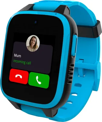 Produktbild von Telefon Uhr für Kinder 4G, Anrufe, Nachrichten, Schulmodus, SOS-Funktion, GPS, Kamera und Schrittzähler (BLAU)