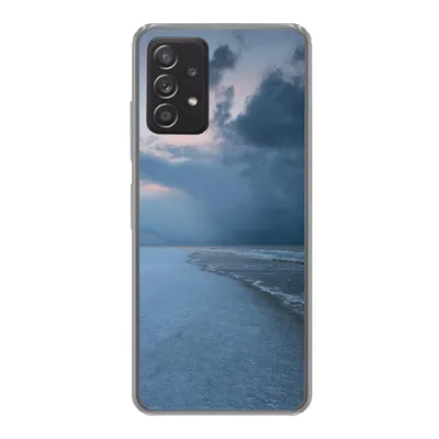 Produktbild von MuchoWow® Handyhülle Schutzhülle Hülle für Samsung galaxy a73 Nordsee - Sturm - Wasser Silikon Softcase Handy Hülle - Handyhülle