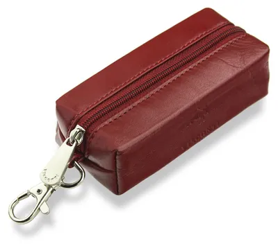 Obrázek produktu pro Visconti kožené etui na klíče červené 10 x 4,5 cm